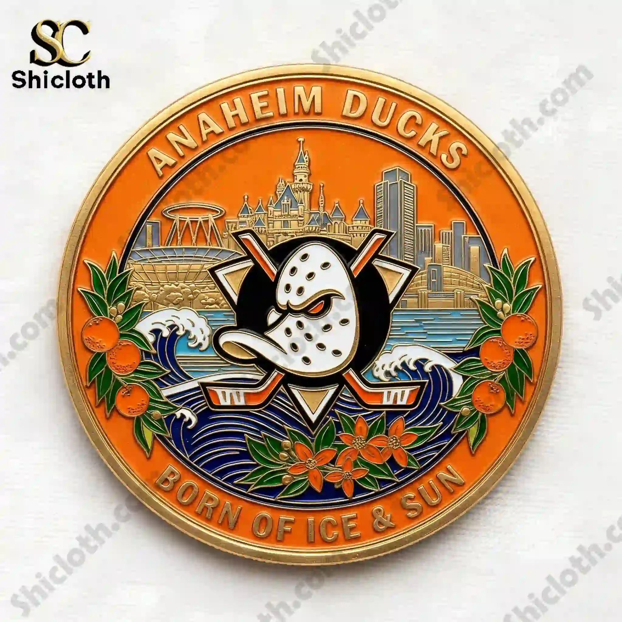 Anaheim Ducks 33rd Anniversary Commemorative Coin