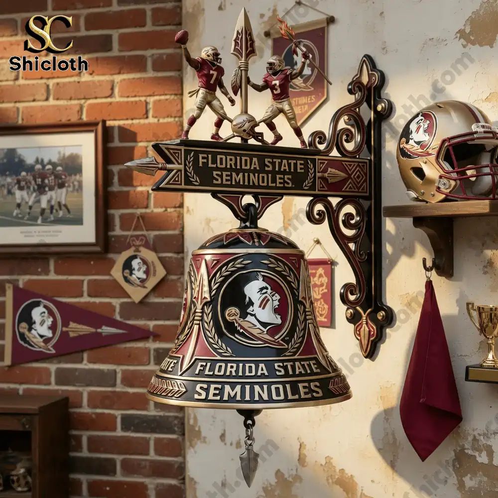 Florida State Seminoles Commemorative Wall Bell Doorbell