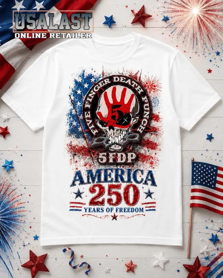 Five Finger Death Punch Bless America 250th Anniversary 3D T-Shirt