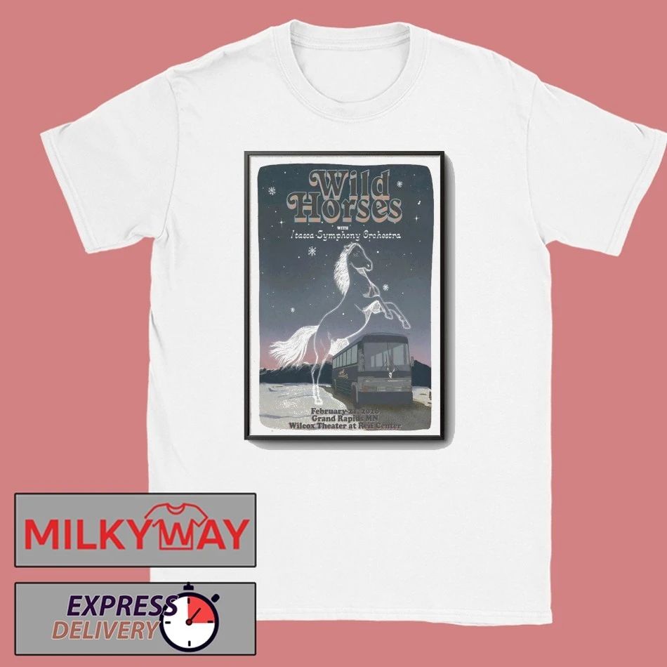 Wild Horses 2 21 2026 Grand Rapids MN Poster shirt