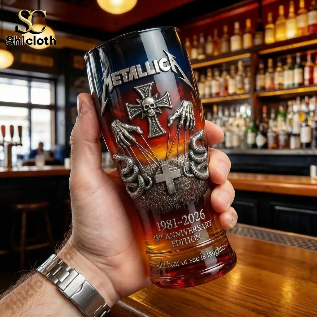 Metallica 45th Anniversary Edition Beer Glass