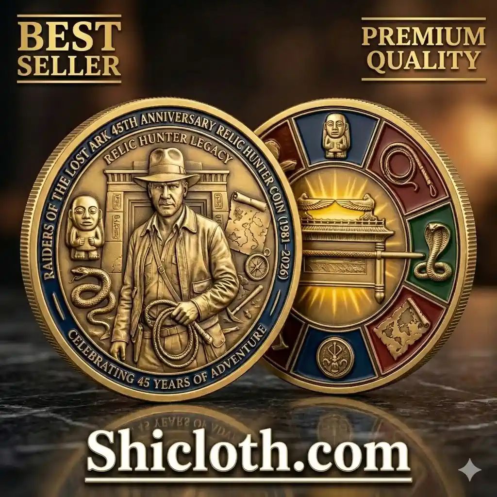 Indiana Jones Raiders of the Lost Ark 45th Anniversary Relic Hunter Coin