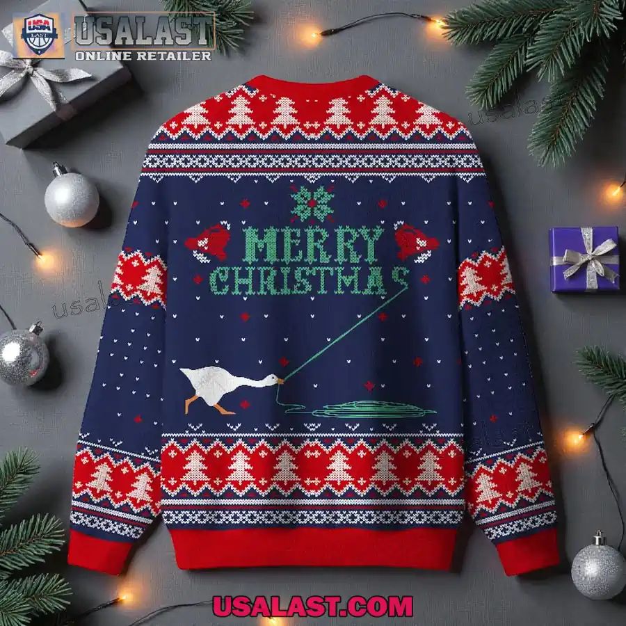 Funny Honk Goose Ugly Christmas Sweater