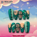 Voodoo Doll Halloween Press On Nails