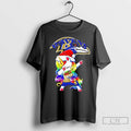 Premium Baltimore Ravens X Unicorn Santa Hat Dabbing Merry Christmas