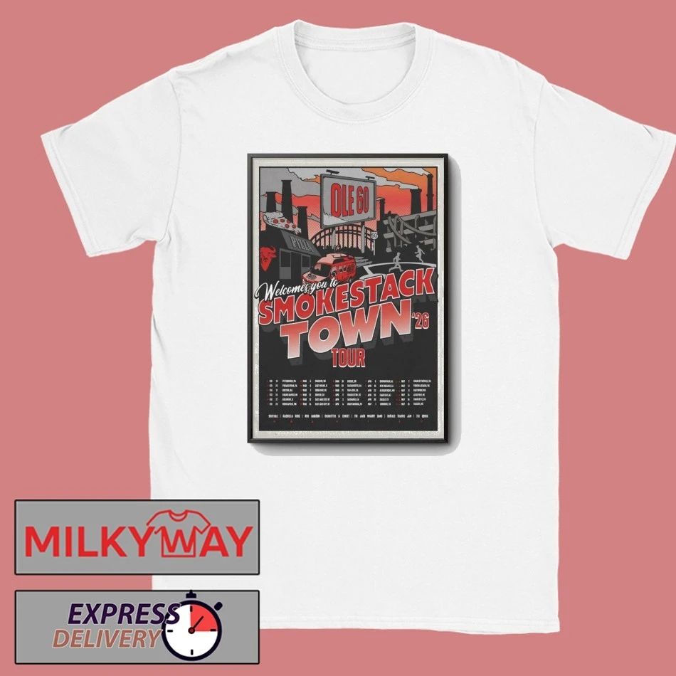 Ole 60 2026 SmokesTack Town Tour Poster shirt