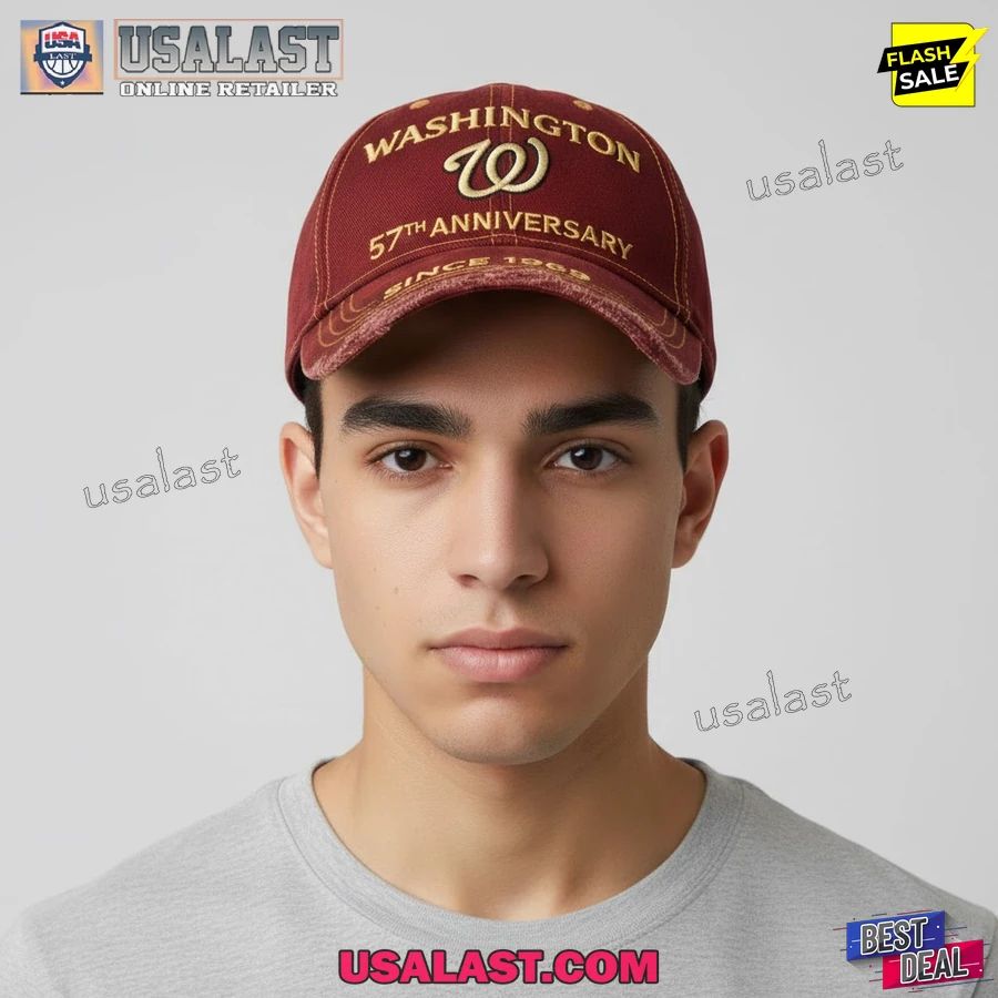 Washington Nationals 57th Anniversary 1969-2026 Classic Cap