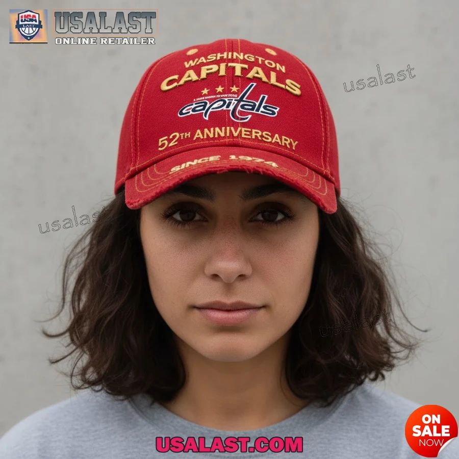 Washington Capitals 52nd Anniversary 1974-2026 Classic Cap