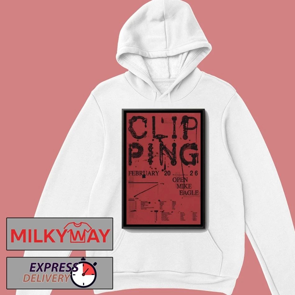 Clipping February 2026 Tour USA Poster shirt