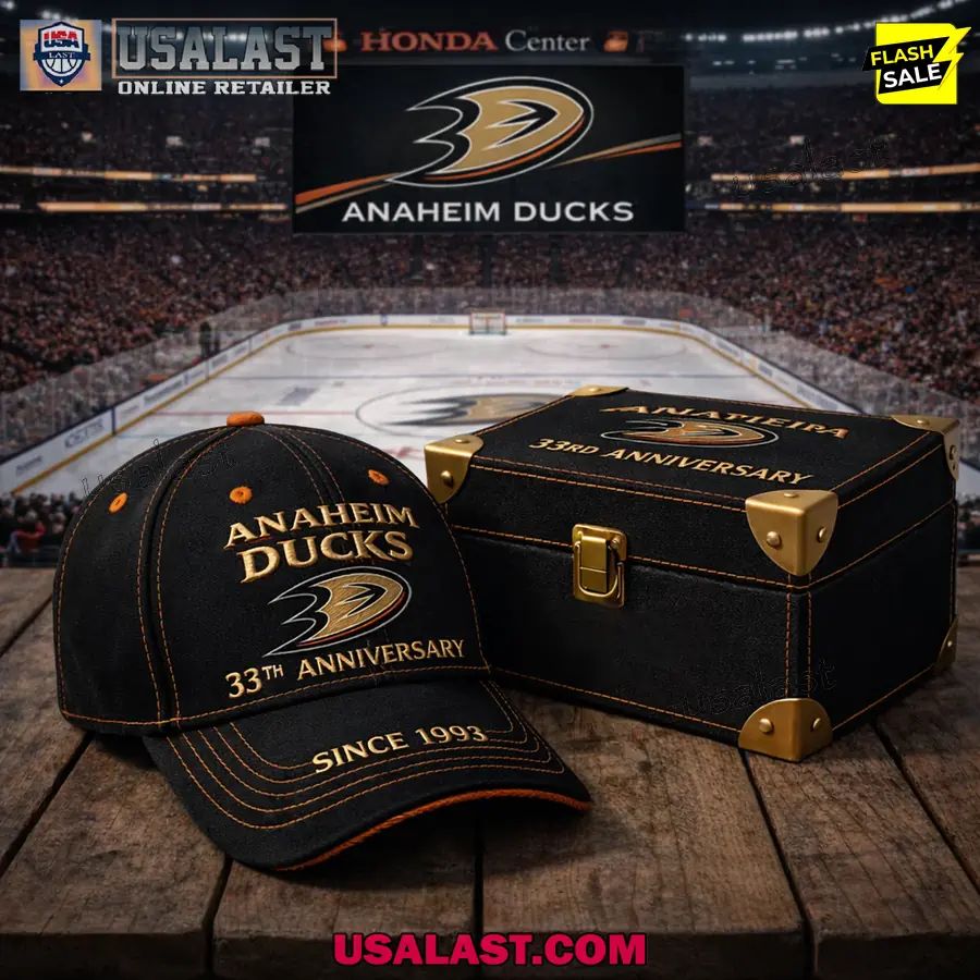Anaheim Ducks 33rd Anniversary 1993-2026 Classic Cap