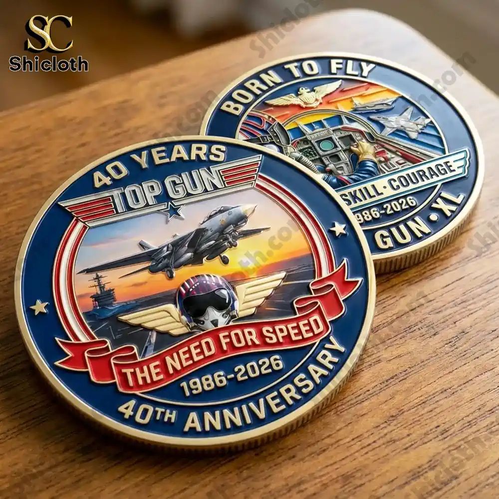 Gun 40th Anniversary Coin