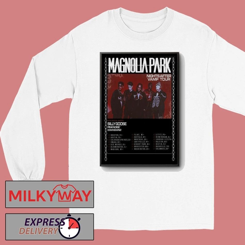 Magnolia Park 2026 Nights After Vamp North America Tour Poster shirt