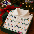 Baltimore Ravens Premium Christmas Polo Shirt
