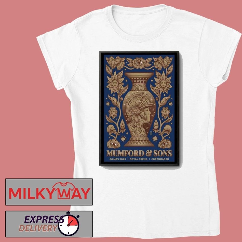 Mumford & Sons Tour Royal Arena In Copenhagen 2025 Poster shirt