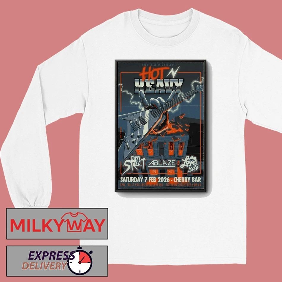 N’ Heavy Event Melbourne On Feb 7 2026 Poster shirt