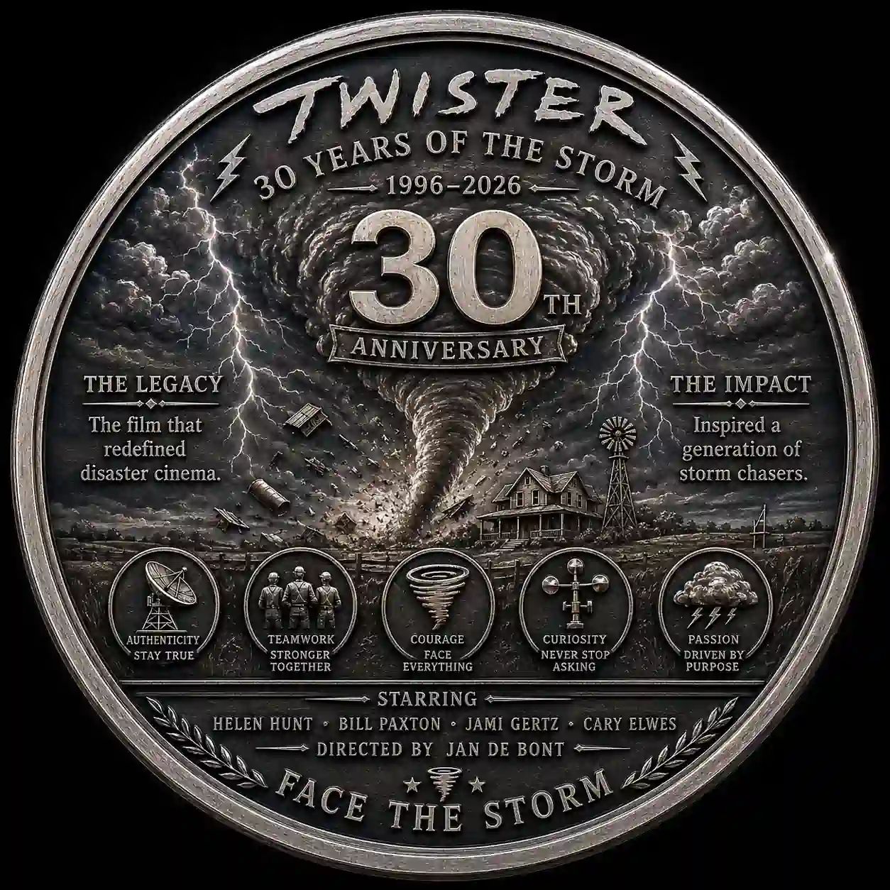 Twister 30th Anniversary Commemorative Coin