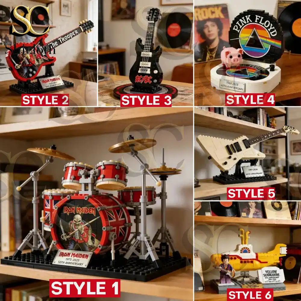 Pick Your Legend Rock Band Collector Bulding Brick Set