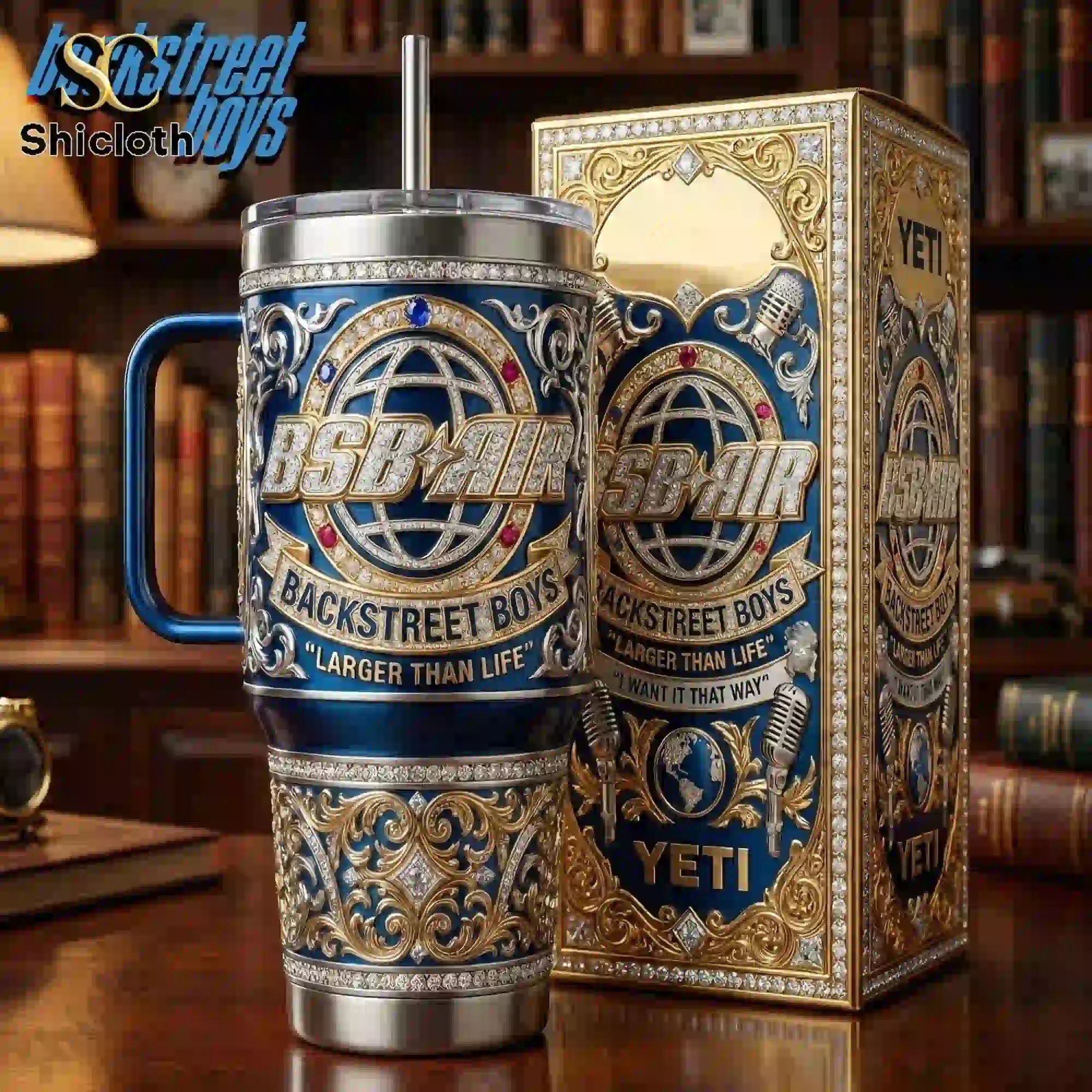 Backstreet Boys Larger Than Life 40oz Tumbler With Handle