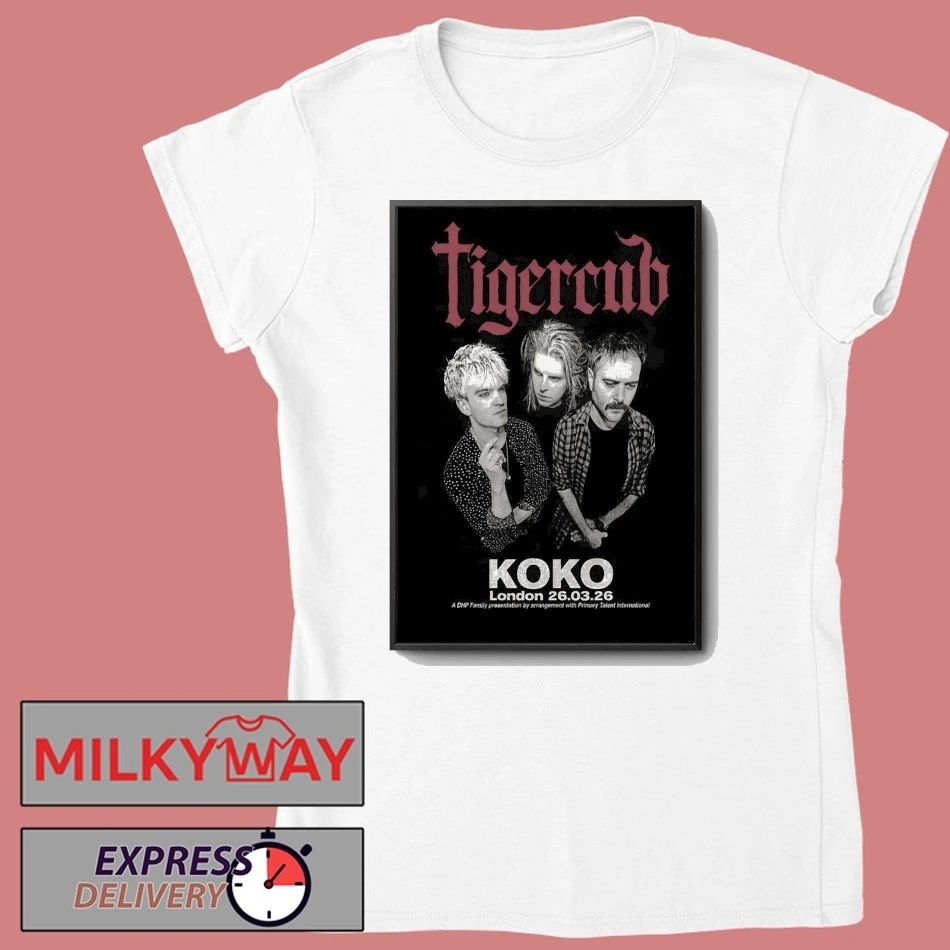 Tigercub Mar 26 2026 At KOKO In London UK Poster shirt