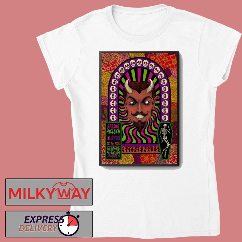 Brooks Nielsen In Hollywood CA On Oct 30 2025 Show Poster shirt