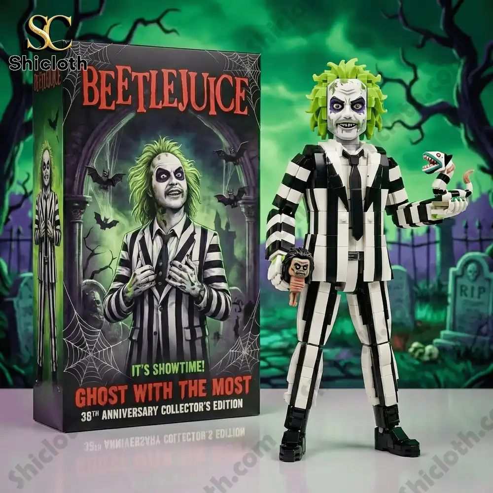 Beetlejuice 38th Anniversary Building Block Set