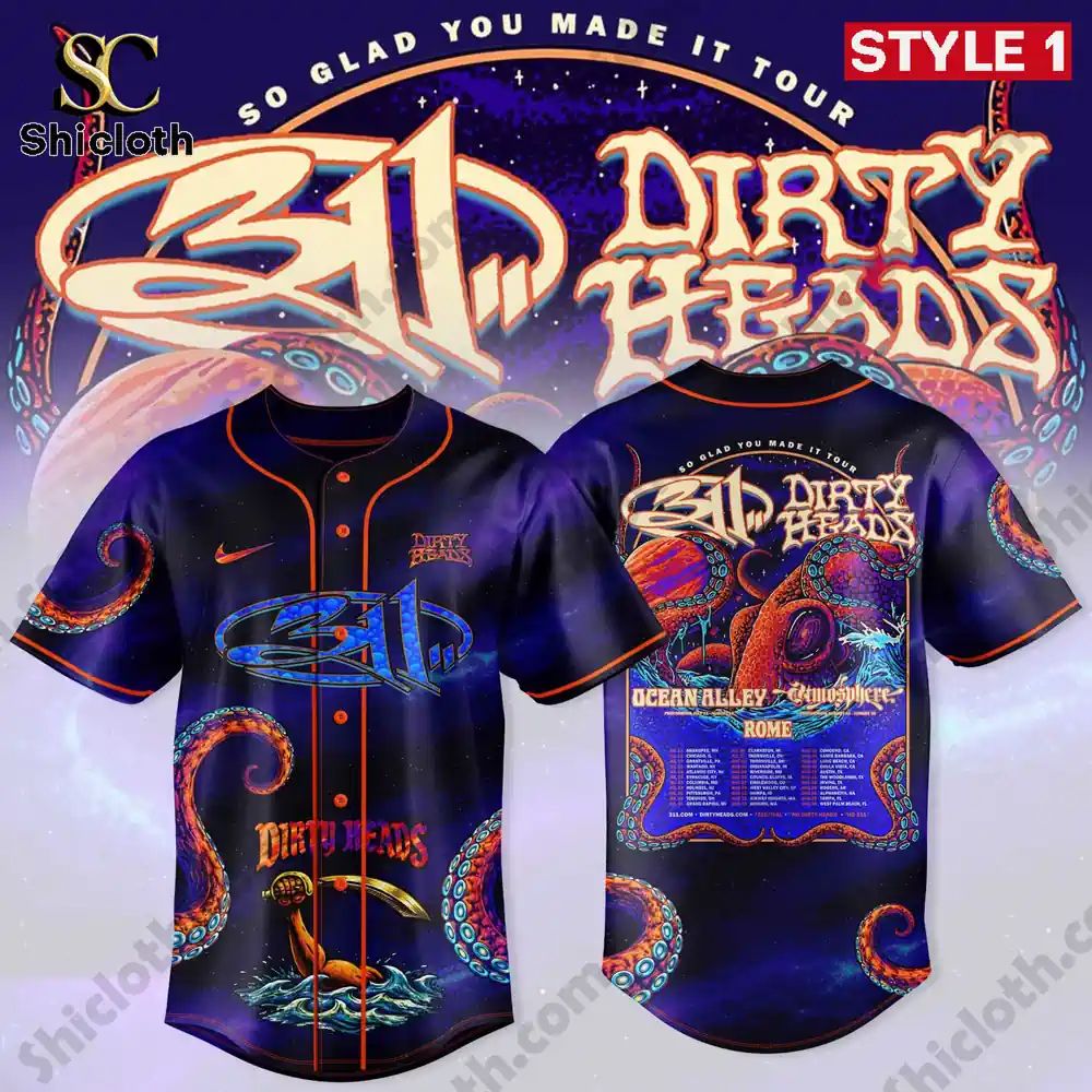 So Glad You Made It Tour 311 x Dirty Heads 2026 Jersey