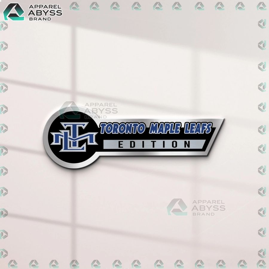 Toronto Maple Leafs Edition 3D Engraved Car Name Emblem