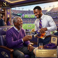 Baltimore Ravens 30th Anniversary Commemorative Crown Royal Bottle