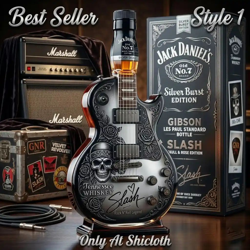 Slash Signature Gibson Les Paul Electric Guitar Whiskey Bottle