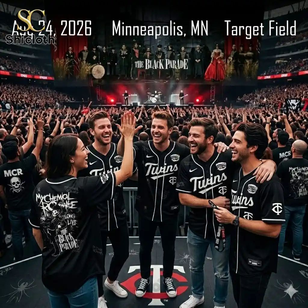 Minnesota Twins x My Chemical Romance The Black Parade 2026 Jersey