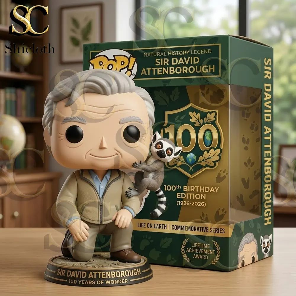 Sir David Attenborough 100th Birthday Edition Funko Pop! Figure
