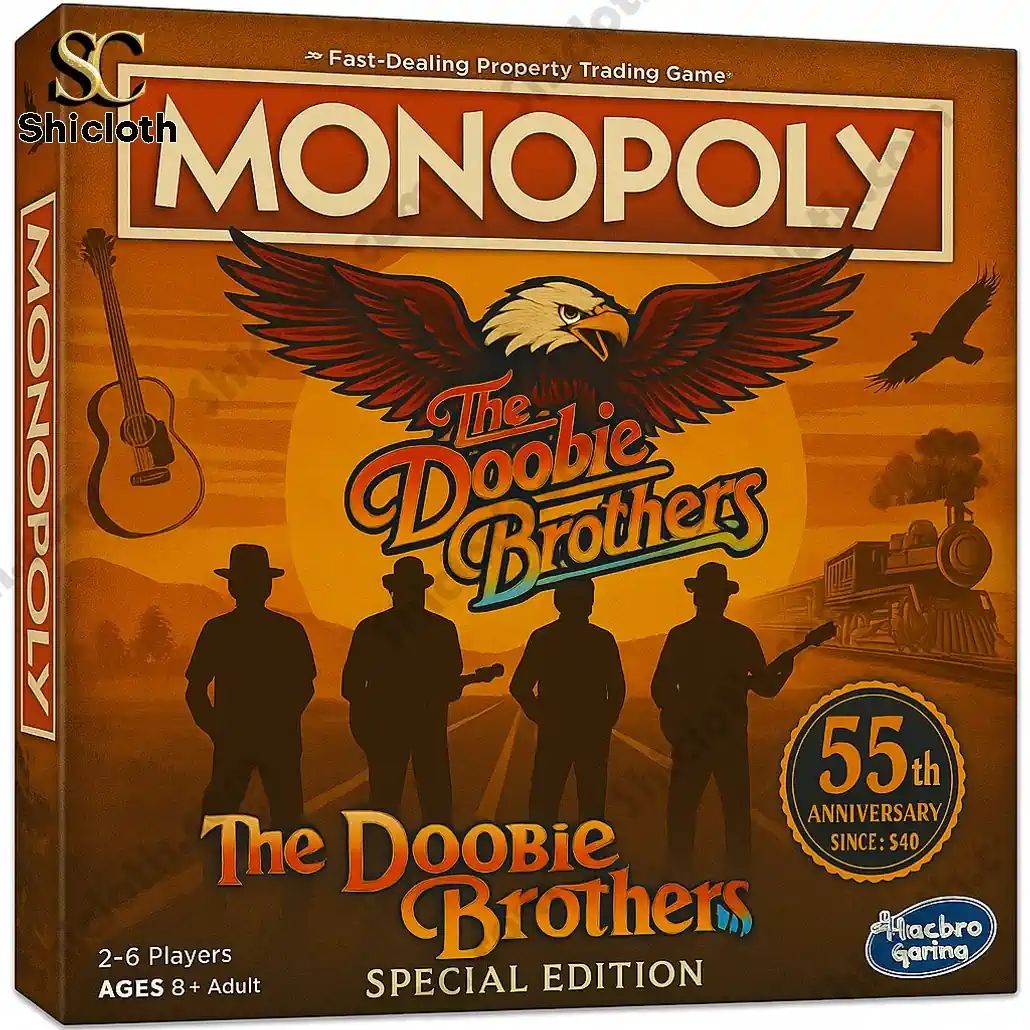 The Doobie Brothers 55th Anniversary Edition Monopoly Game