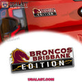 Brisbane Broncos Edition Custom 3D Car Badge Sticker