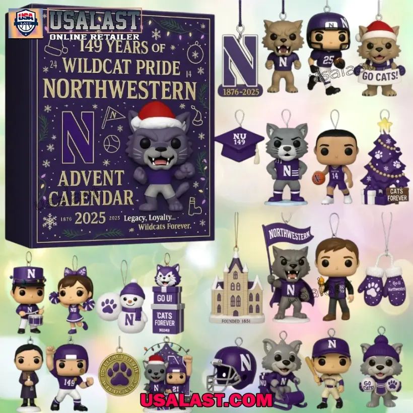 Northwestern Wildcats 149th Anniversary Pop Advent Calendar