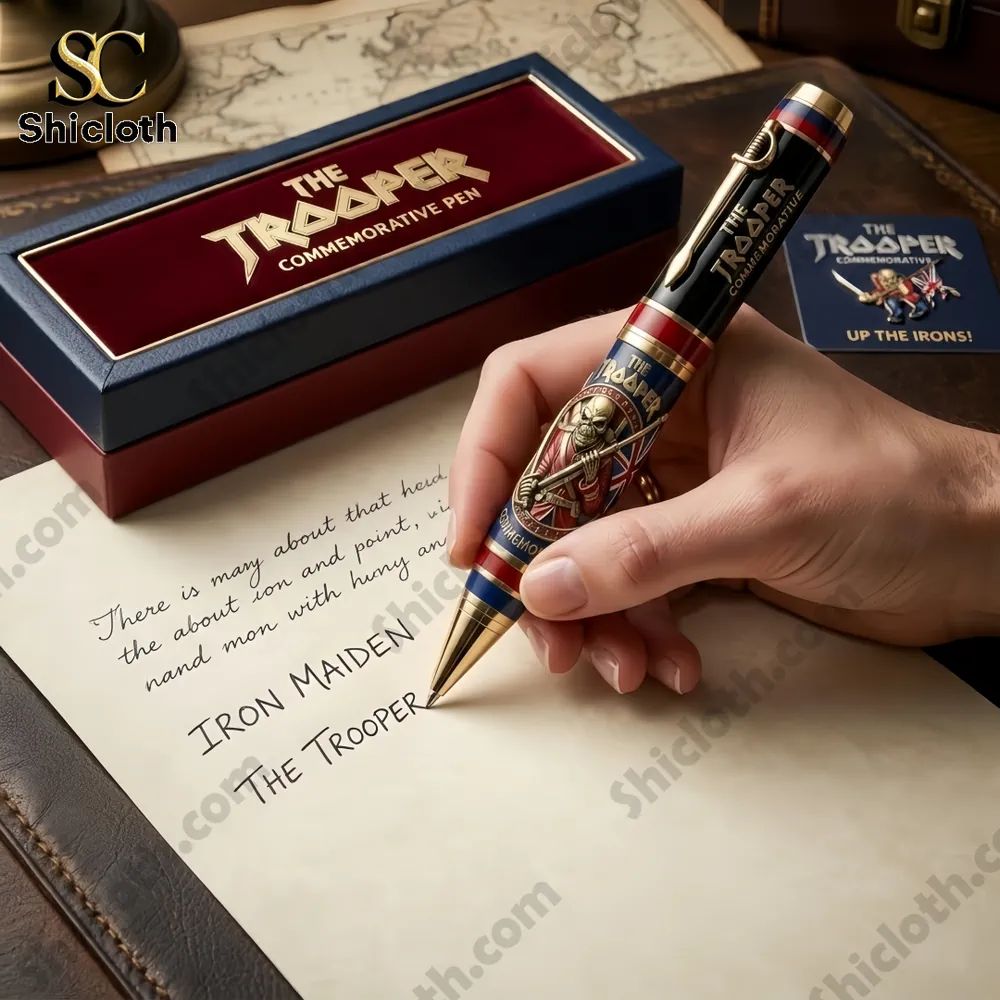 Iron Maiden The Trooper Commemorative Pen