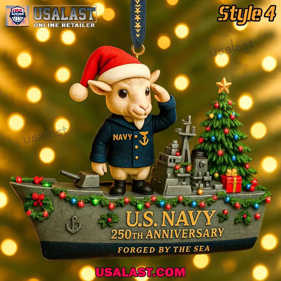 US Military Mascots Edition Christmas Ornament