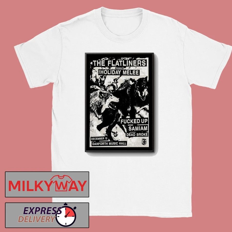 The Flatliners Dec 12 2025 The Danforth Music Hall in Toronto ON Poster shirt