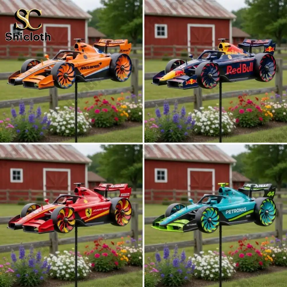 Formula 1 Team Wind Spinner For Garden