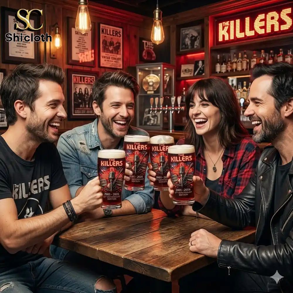The Killers 25th Anniversary 3D Beer Glass