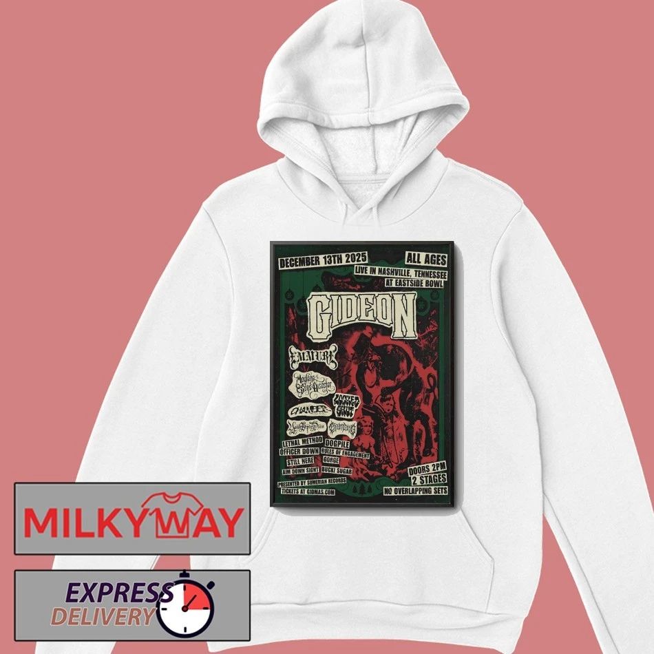 Gideon At Eastside Bowl On Dec 13 2025 Poster shirt