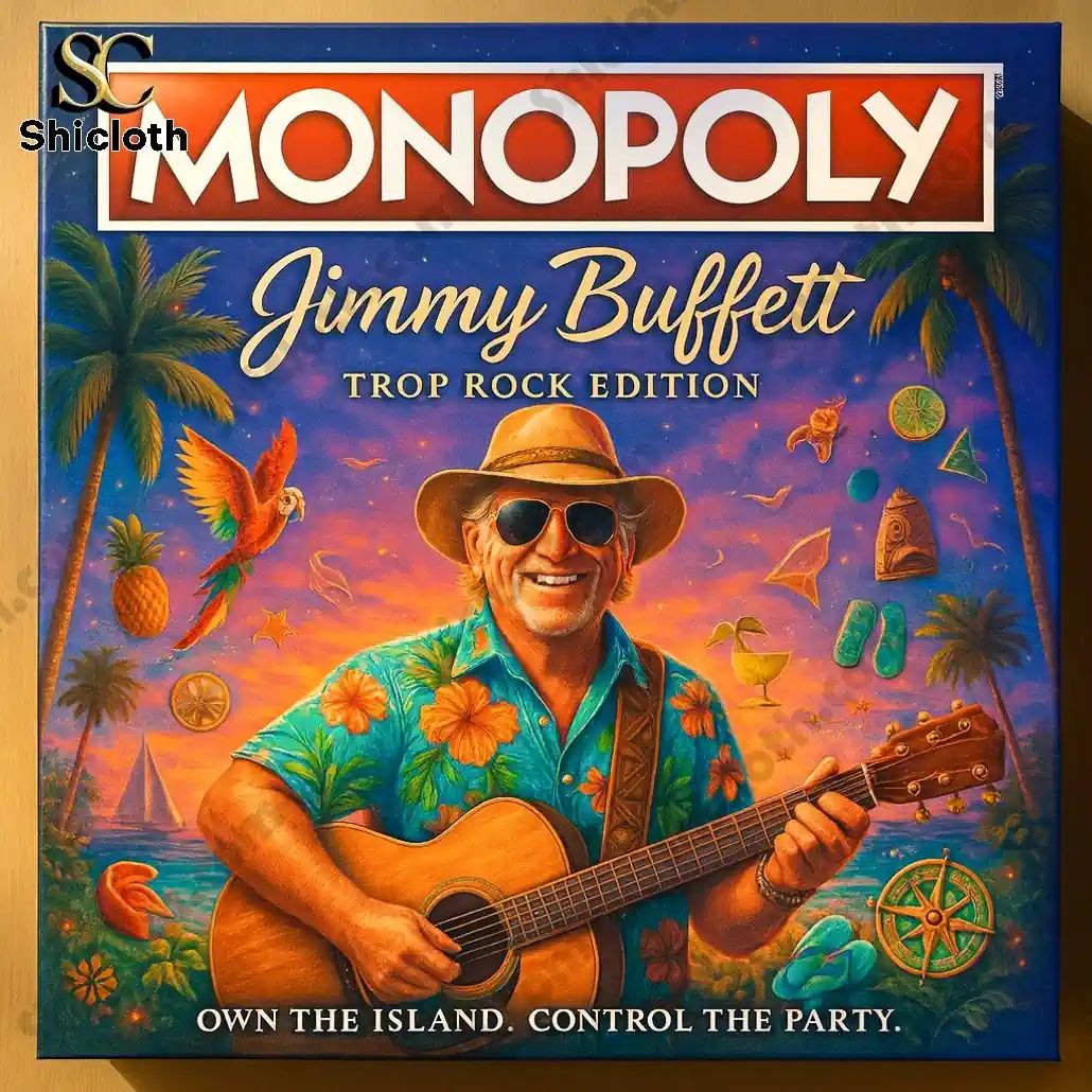 Jimmy Buffett Trop Rock Edition Monopoly Game