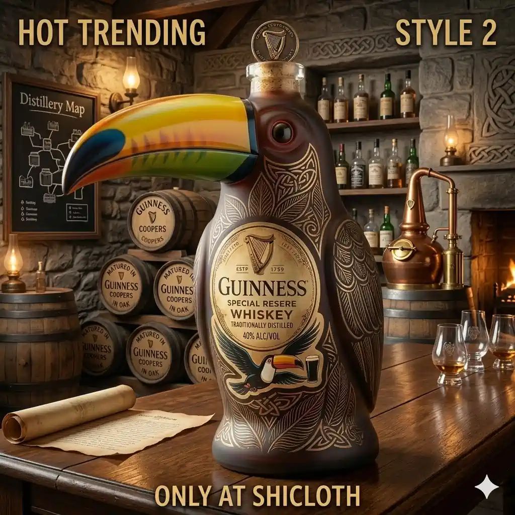Guinness Toucan Special Reserve Whiskey Traditionally Distilled Bottle