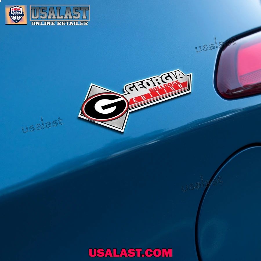 Georgia Bulldogs Edition 3D Car Badge Sticker