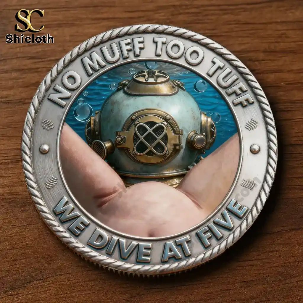Muff Divers Union Local 69 No Muff Too Tough Commemorative Coin