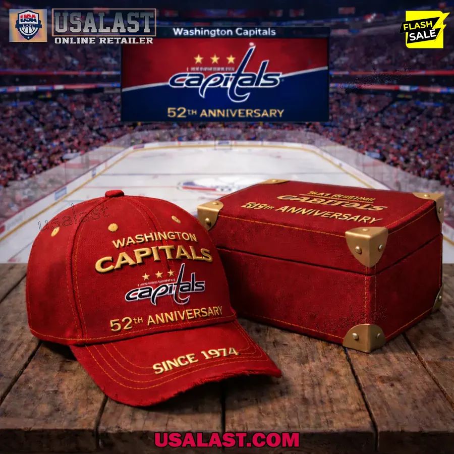 Washington Capitals 52nd Anniversary 1974-2026 Classic Cap