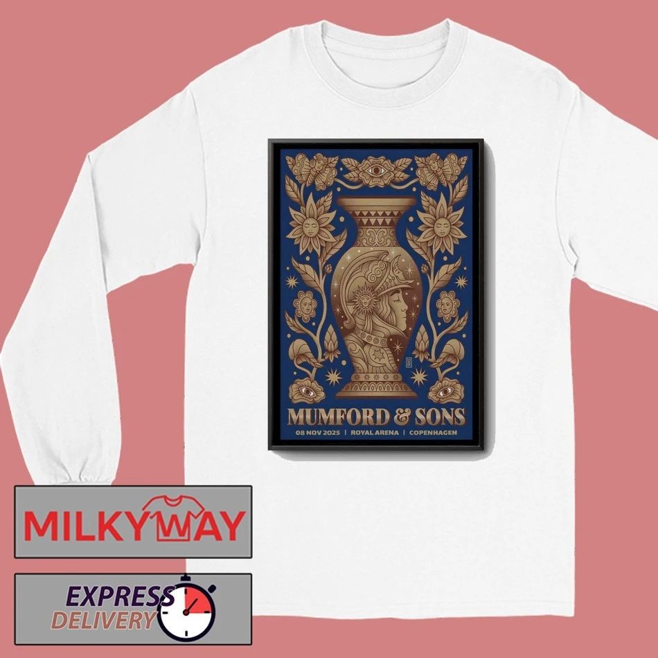 Mumford & Sons Tour Royal Arena In Copenhagen 2025 Poster shirt