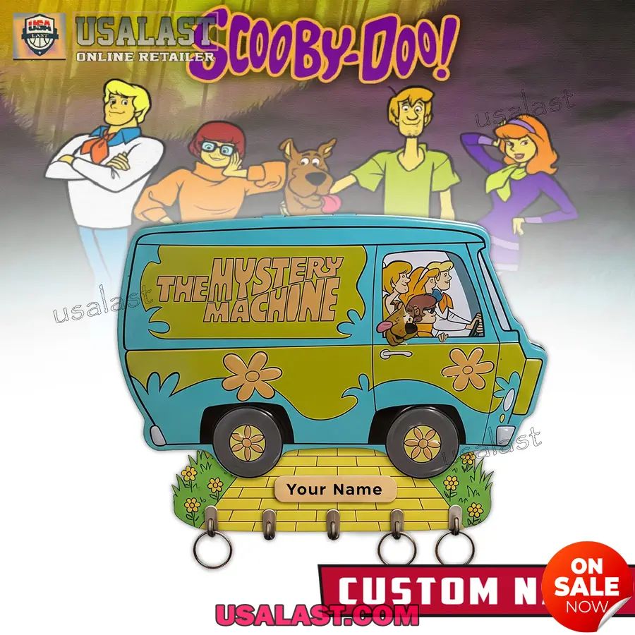 Personalized Scooby Doo Themed Wall Key Holder