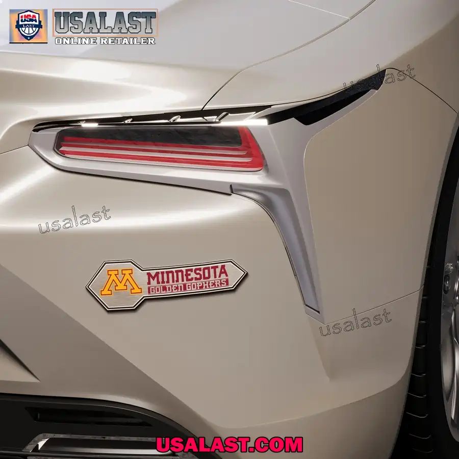 Minnesota Golden Gophers Edition 3D Car Badge Sticker