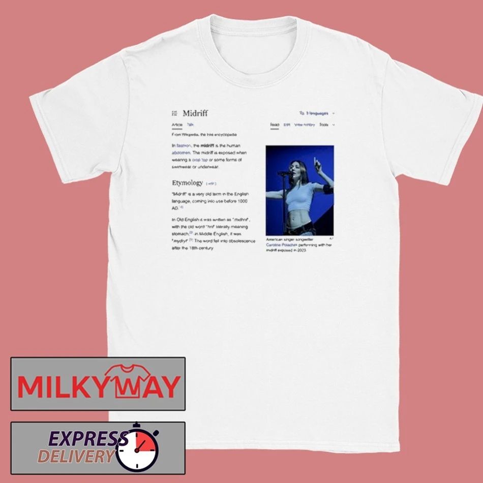 Caroline Polachek Wikipediated shirt