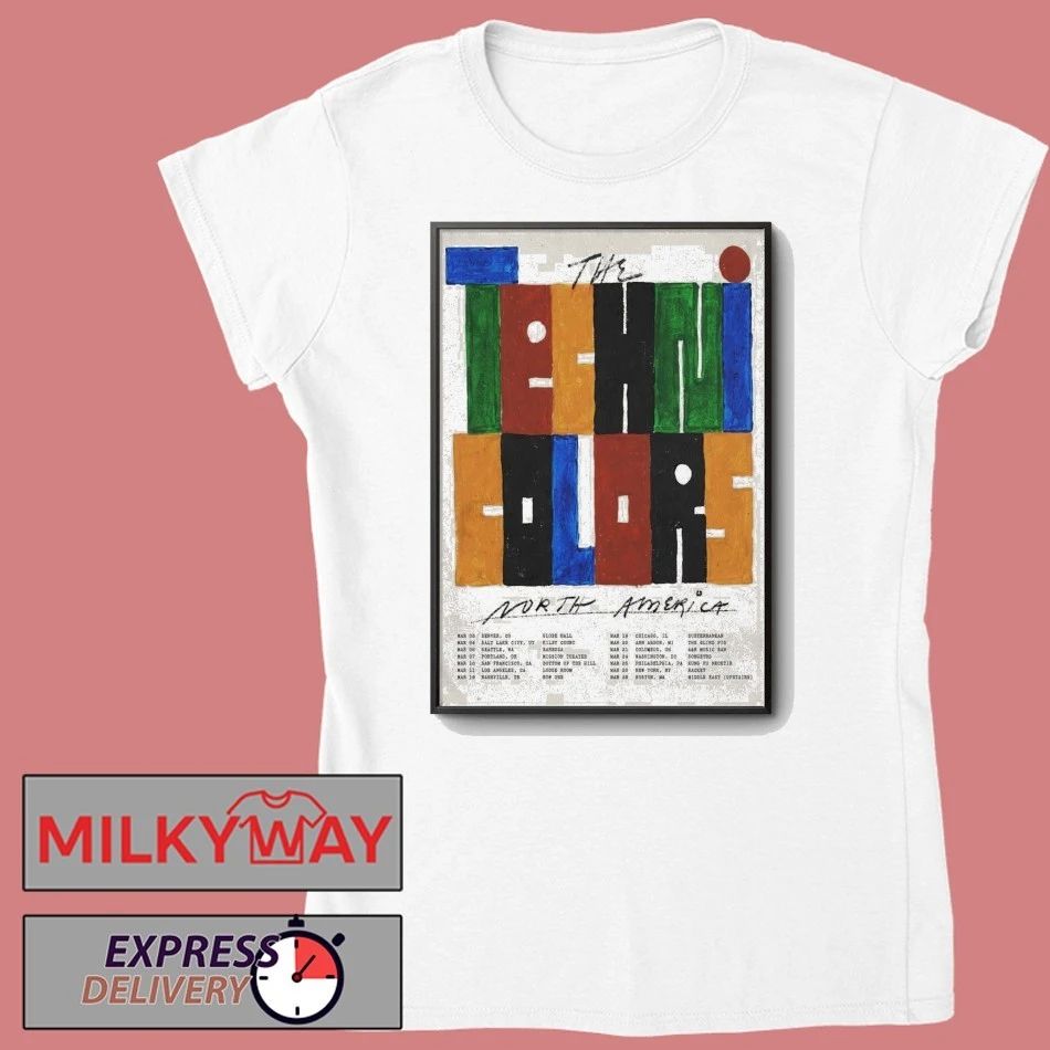 The Technicolors North America Tour 2026 Poster shirt